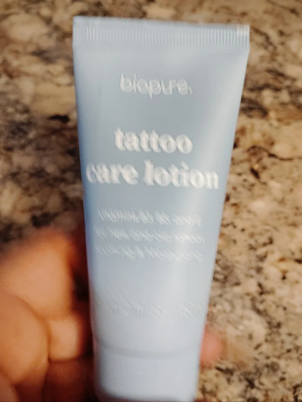 Tattoo Care Lotion -New Multiple Light Blue Bottle